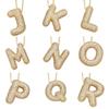Gold Color 26 Letters Necklace Alphabet Women Sweater Chain A-Z Letter Clavicle Chain  Ladies