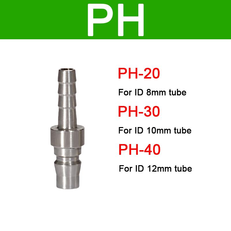 Pneumatic Fitting Quick Coupler Connector Quick Release Fitting Coupling Air Hose Compressor Accessories SP20 PP20 SH20 PH20