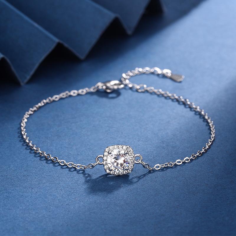 Квадратная сумка PT950 с покрытием из искусственного циркона, кольцо с цирконом «Восемь сердец и восемь стрел», женское кольцо с бриллиантом Mosang