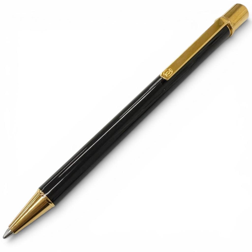 Pristine Cartier Ballpoint pen Must de Cartier Twist type black mens Used
