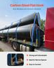 Winch Straps, 4" x 30', 6000 lbs Load Capacity, 18000 lbs Breaking Strength, Truck Straps with Flat Hook, Flatbed Tie Downs Cargo Control for