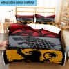 3PCS Thrones Dragon Fire And Blood 3pcs Bedding,Including 3PCS Duvet Cover And 2pcs Pillowcases Perfect for Christmas,Ideal for Bedroom, Dormitory