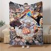 1pc Light Shadow Split Soft Throw Blanket Flannel All Season Light Weight Living Room/Bedroom Warm Blanket. M7270122