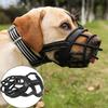 Comfortable Soft Rubber Dog Basket Muzzle Anti Biting Chewing Sturdy Dog Muzzle Pet Cage Mouth Cover for Small Medium Large Dogs