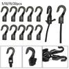 Boat Kayak Outdoor Tool Plastic Elastic Ropes Buckles Rope Buckle Straps Hooks Camping Tent Hook
