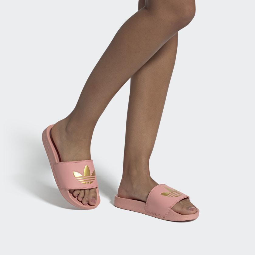 adidas Adilette Lite 'Trace Pink Gold' Женские FW0543