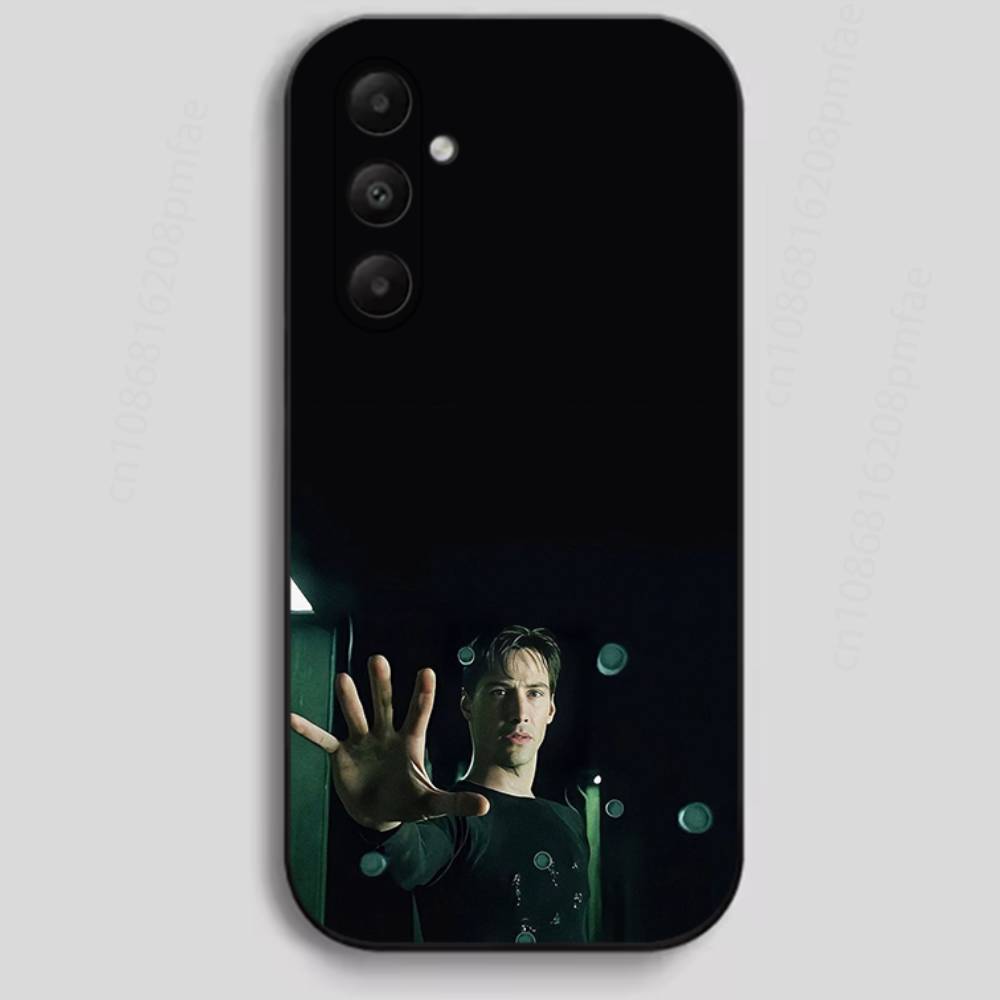 Чехол для телефона M-Matrix Movie для Samsung Galaxy A13, 21s, 22, 31, 32, 40, 52, 71, A91 Мягкий черный корпус