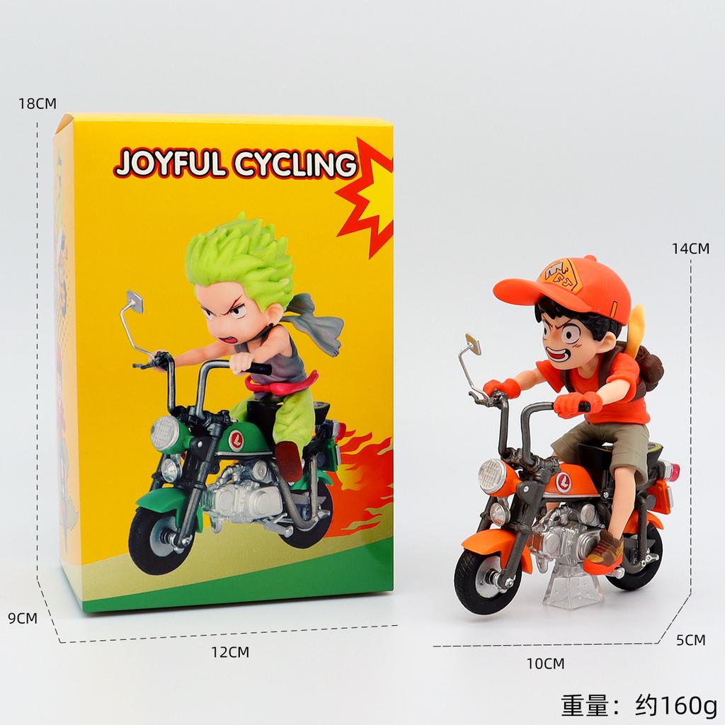 15 см Аниме One Piece Фигурка Монки Д. Луффи Ророноа Зоро Модель Мотоцикла Игрушка Кукла Настольные Украшения для Автомобиля Фигурка Действия ПВХ