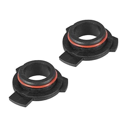 X AUTOHAUX 9012 HIR2 Адаптер для LED-лампы фары Основание Патрон Держатель Универсальный Автомобильный Черный 2 шт.