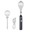 Electric Handheld Egg Whisk Mixer 3-Speed Control Rechargeable Cordless Hand Mixer Portable Mini Whisk for Cooking