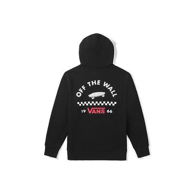 Vans Флисовый пуловер с капюшоном в американском стиле, унисекс, толстовки, черный цвет VN0A4BP8BLK