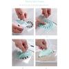 10pcs Disposable Hair Anti-blocking Floor Drain  Pool  Filter Toilet Sewer Drain Strainer Sink Filter Sticker