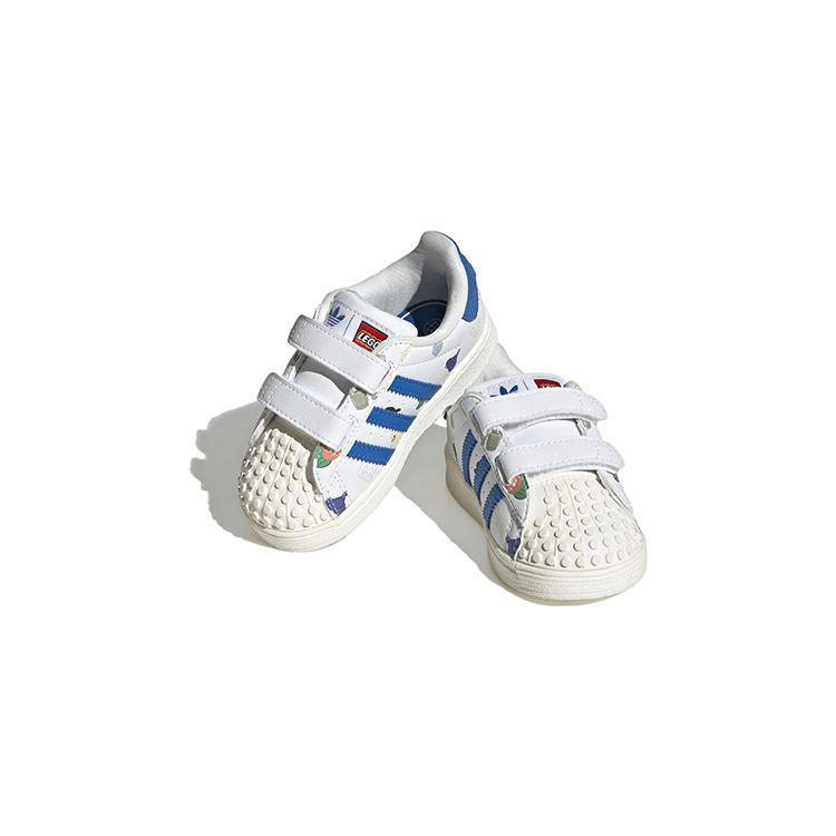 LEGO X Adidas Superstar CF I Bricks And Figurine - White Royal Blue Baby Sneakers Footwear-White Clear-White IF2199