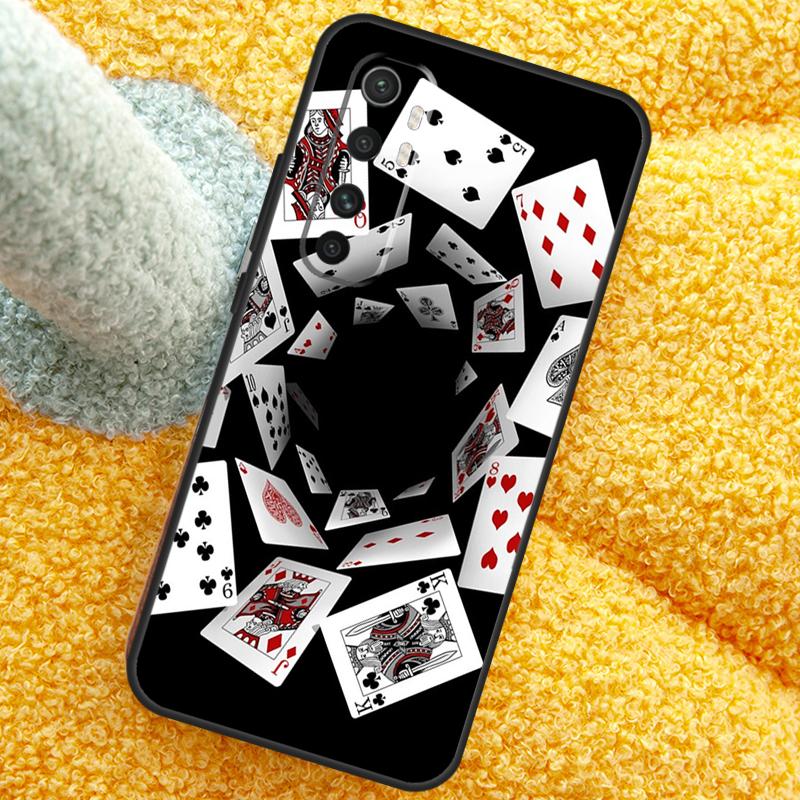 Чехол для игральных карт в стиле Покер для POCO X3 X4 X5 F5 Pro M5s C40 F4 GT F3 Чехол для Xiaomi 12T 11T Pro 12 13 Lite 12X