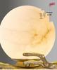 Minimalist Luxury Marble & Copper Wall Lamp for Living Room/Bedroom