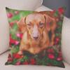 Mini Dachshund Cushion Cover Decor Pet Animal Pillowcase Sofa Home Children's Room Pillowcase