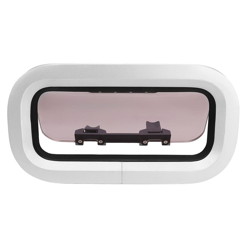 Иллюминатор для лодки Сверхпрочный Алюминиевый сплав Устойчивый к УФ-излучению Герметичный Водонепроницаемый Квадратный Внутреннее открывание