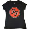 Женская футболка приталенного кроя Foo Fighters: ОФИЦИАЛЬНЫЙ НОВЫЙ ЛОГОТИП FF