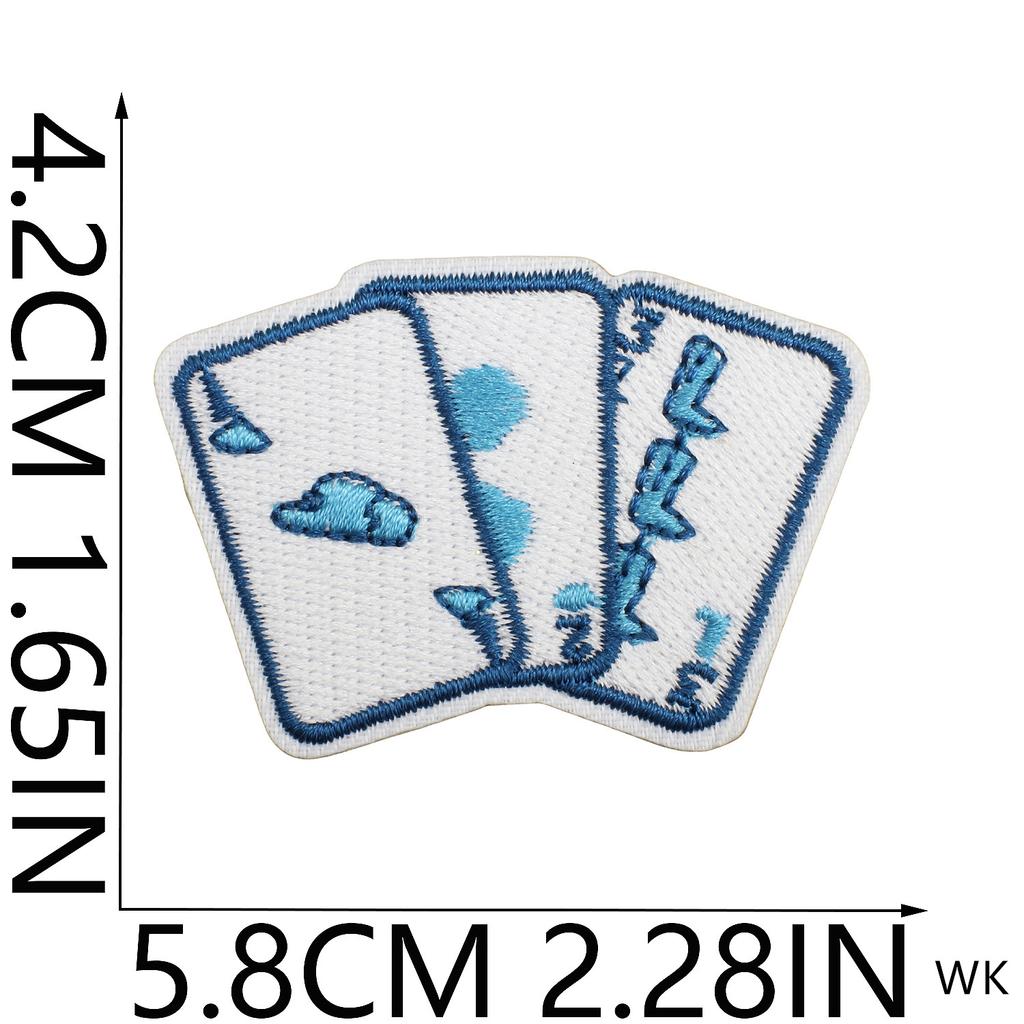 2025 New Patches 10 Pcs Blue Seashell Crab Embroidered Patches Iron On Clothing Hat Bag Shoe Repair Phone Gift Box Decor DIY