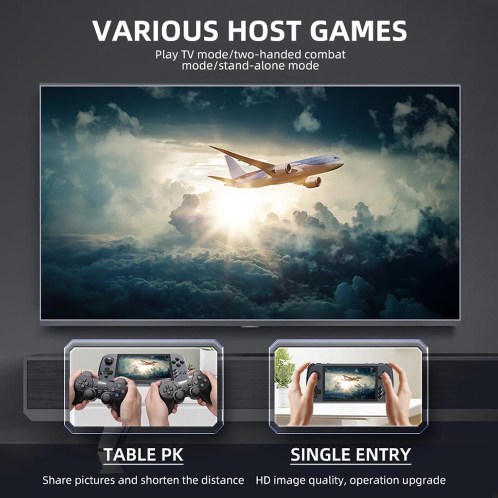 PowKiddy X39 Pro Handheld Game Console Portable Game Player 4.5-inch IPS HD Screen Search/Favorite