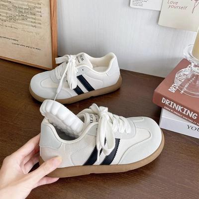 Повседневная спортивная одинарная обувь женская осенняя новая универсальная обувь на плоской подошве легкая