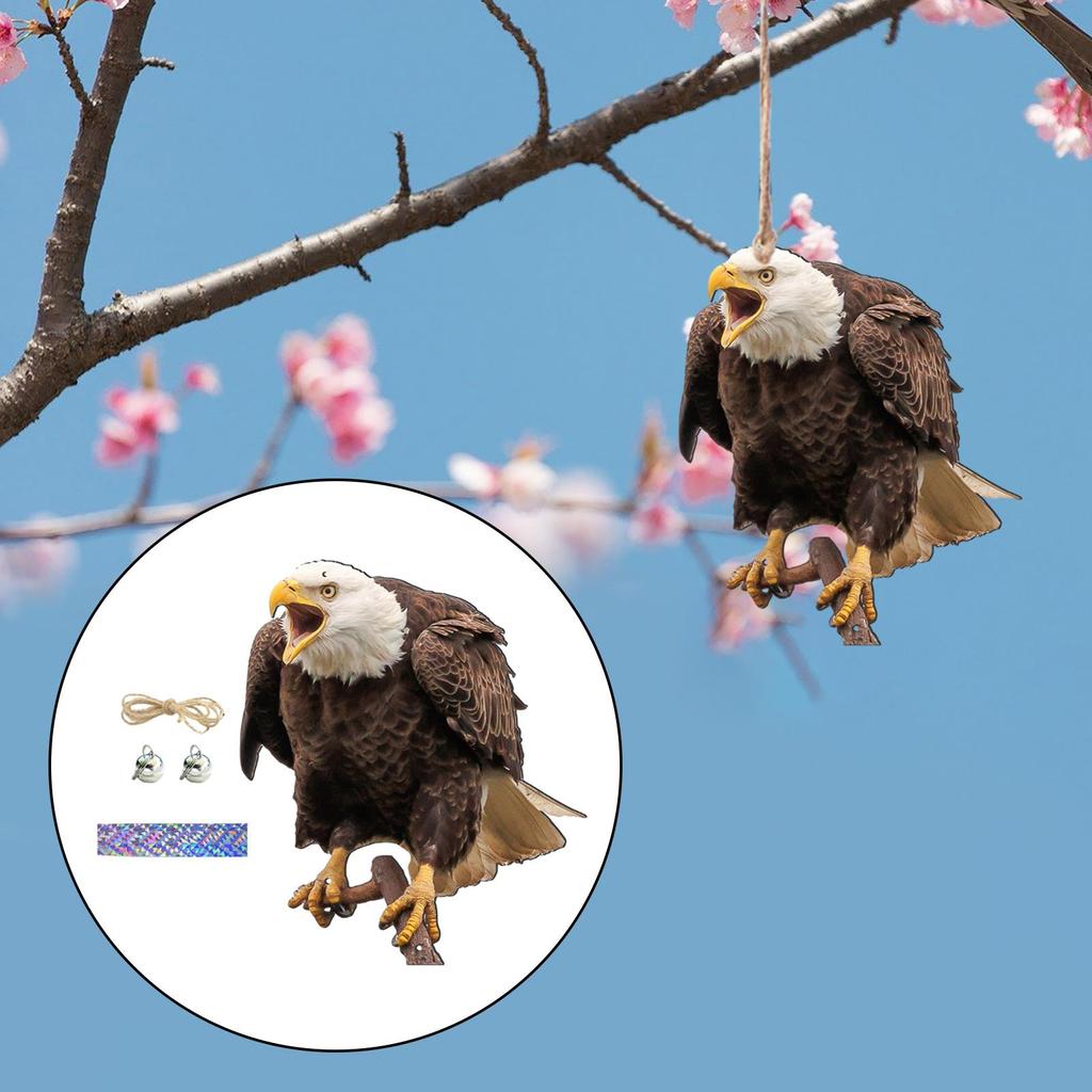 Поддельная сова Реалистичное украшение Сова Пугало Отпугиватель птиц Статуя поддельной совы Приманка для декора сада Крыши Открытый двор