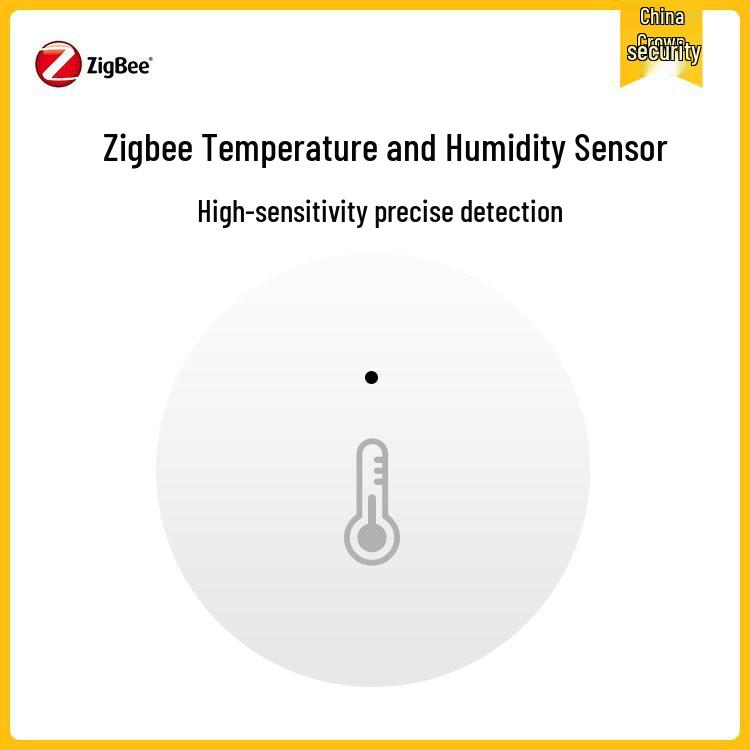 Датчик температуры и влажности Zigbee, Термометр-гигрометр, совместимый с Home Assistant