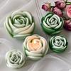 Rose Flower Candle Silicone Mold DIY Aroma Plaster Resin Molds Candy Chocolate Baking Mould Handmade Soap Candle Making Supplies