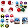 Pocket Monster Ball Toy 7cm Diameter Abs Material Set Of 8 Pokemon Figures