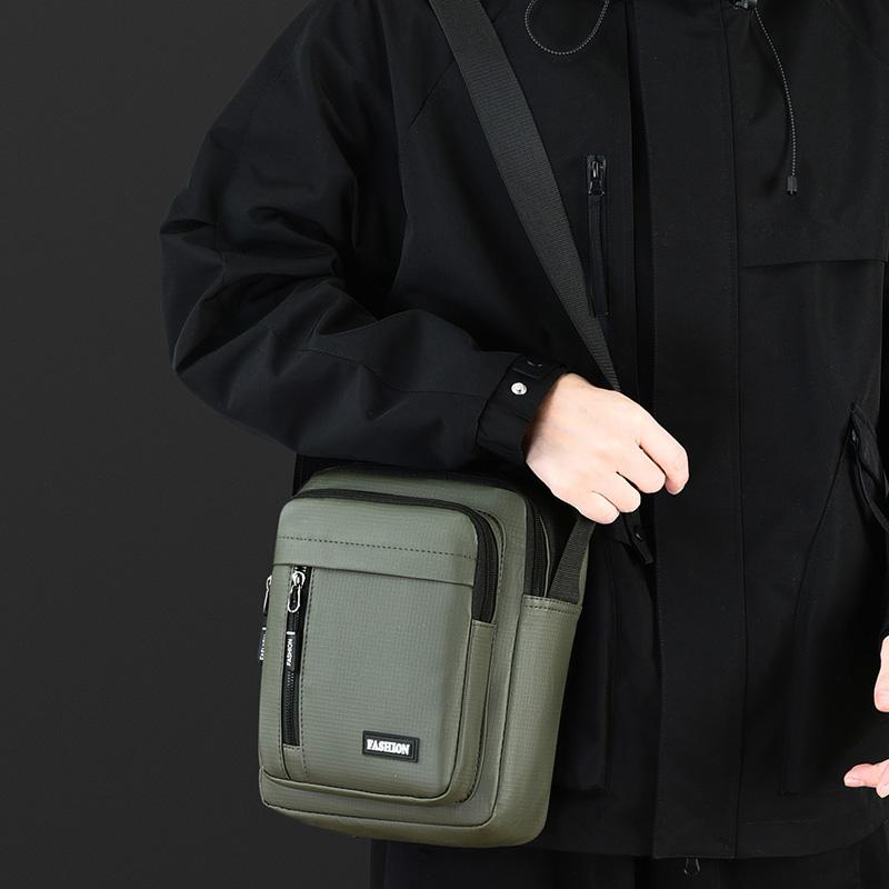 Мужская легкая сумка-мессенджер из оксфорда - Модная повседневная наплечная сумка с элегантным дизайном