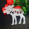 Медведь и северный олень, рождественский олень, металлические трафареты для скрапбукинга, тиснение, трафареты для изготовления карт, ремесленный декор