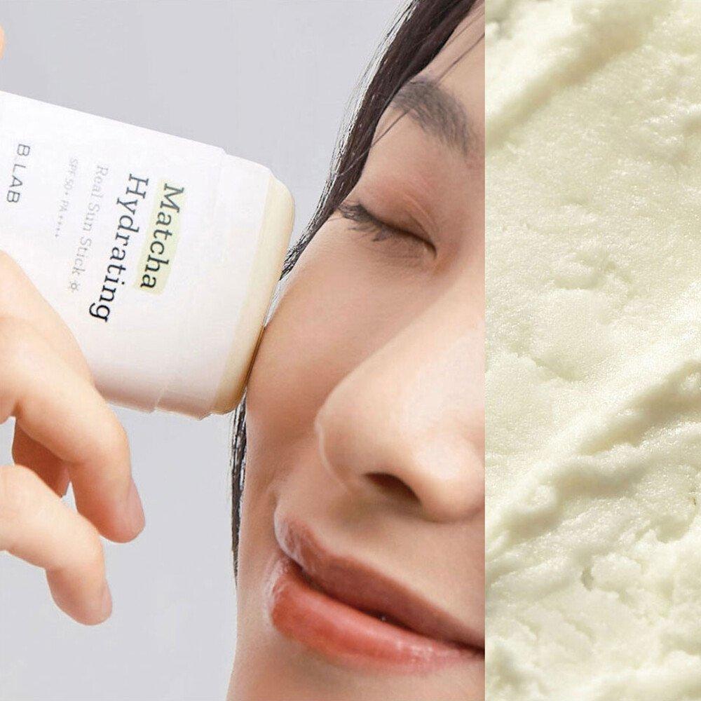 B LAB Увлажняющий солнцезащитный карандаш Matcha SPF50+ PA++++ 21 г 2 шт./тройная функциональность/основной солнцезащитный карандаш/охлаждающий солнцезащитный карандаш