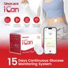 ICan Continuous Glucose Monitoring System Blood Glucose Monitoring CGM 15 Days Wear Life