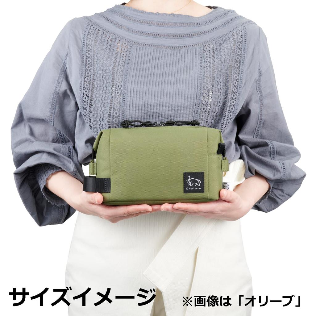 HAKUBA Сумка для камеры Chululu Renew Внутренний чехол M Оливковый Устойчивая внутренняя сумка из переработанных материалов Чехол для камеры с ручкой и плечевым ремнем