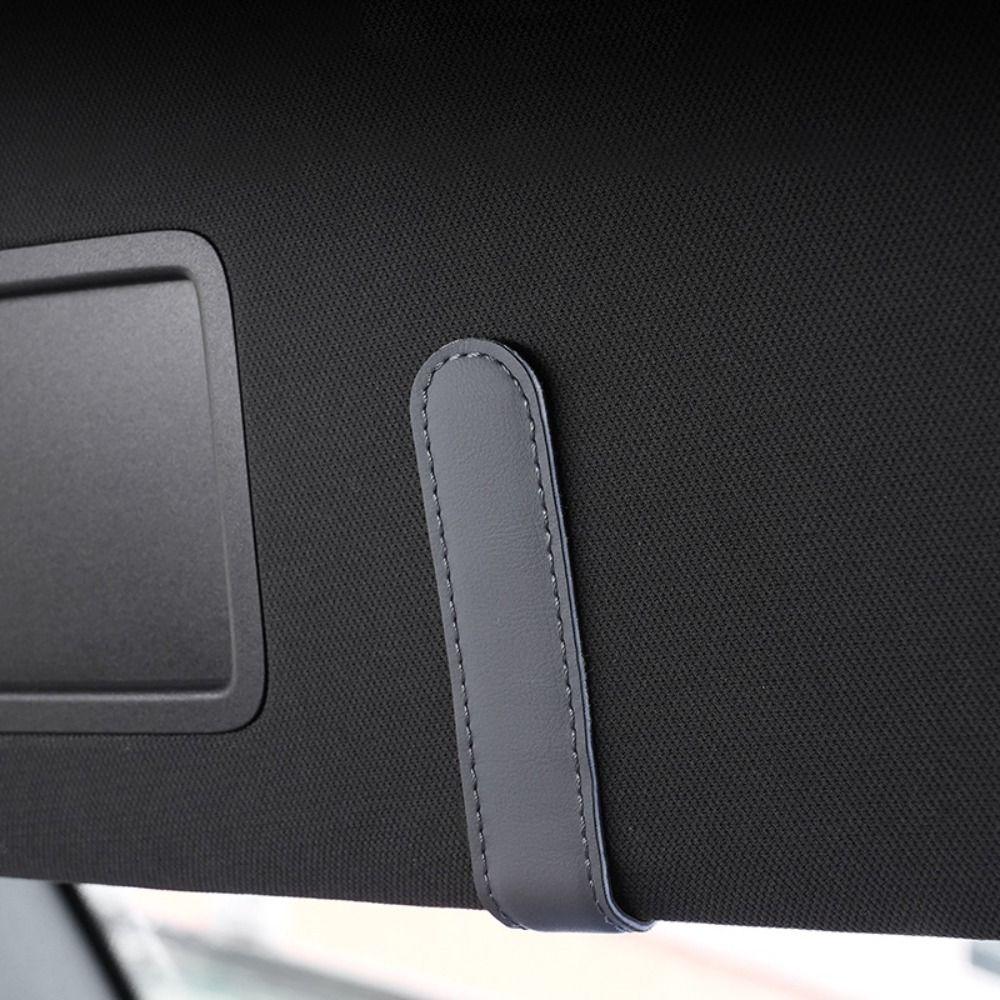 Back Clip Sun Visor Eyeglass Hanger with Sponge Automobile Accessories Storage  Driver