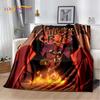 2025 H-Helluva Boss Blitzo Cartoon Soft Blanket, Soft Throw Blanket для дома, спальни, кровати, дивана, пикника, дорожного чехла, подарка ребенку