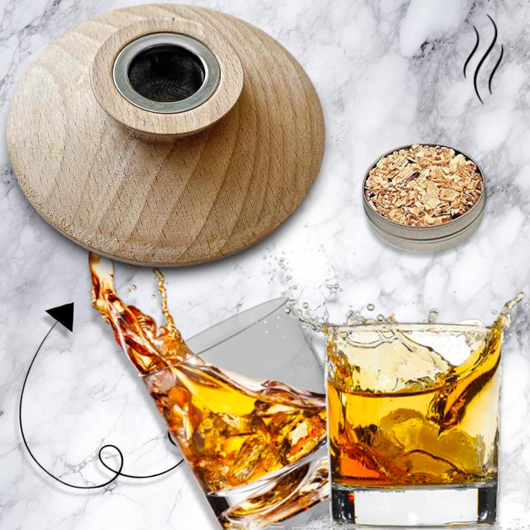 Zestaw do wędzenia whisky z narzędziami prezent dla faceta mężczyzny