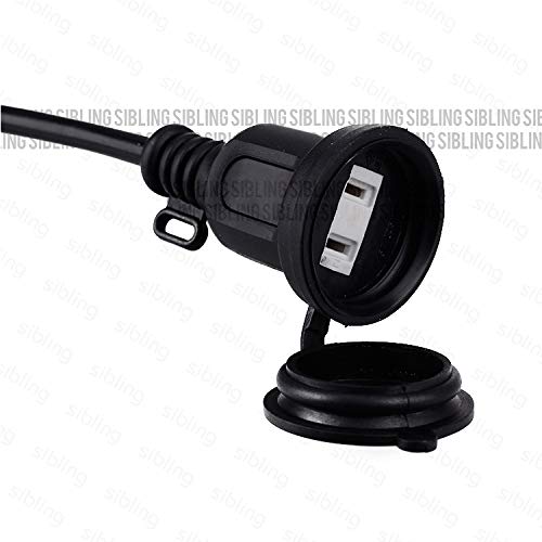 Удлинитель SIBLING, удлинительный кабель, распределительный шнур, наружный, 3 ответвления, 3 порта, кабель PSE, сертифицированный, водонепроницаемый, 1200 Вт (3M)