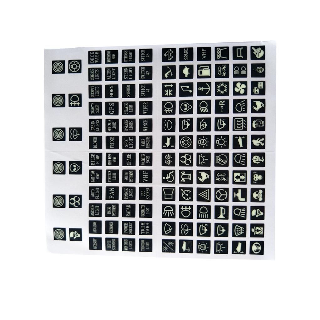 ПВХ светящийся кулисный переключатель этикетка автомобильная наклейка грузовик прибор украшение печатная плата панель наклейка автомобильный стайлинг аксессуары