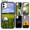 Чехол для телефона Krajews GOLF GOLFER GOLFING SUNSET для iPhone 14 5 SE 6s 7 8 plus X XR XS 11 12 13 pro max Samsung S21 S22ultra Plus