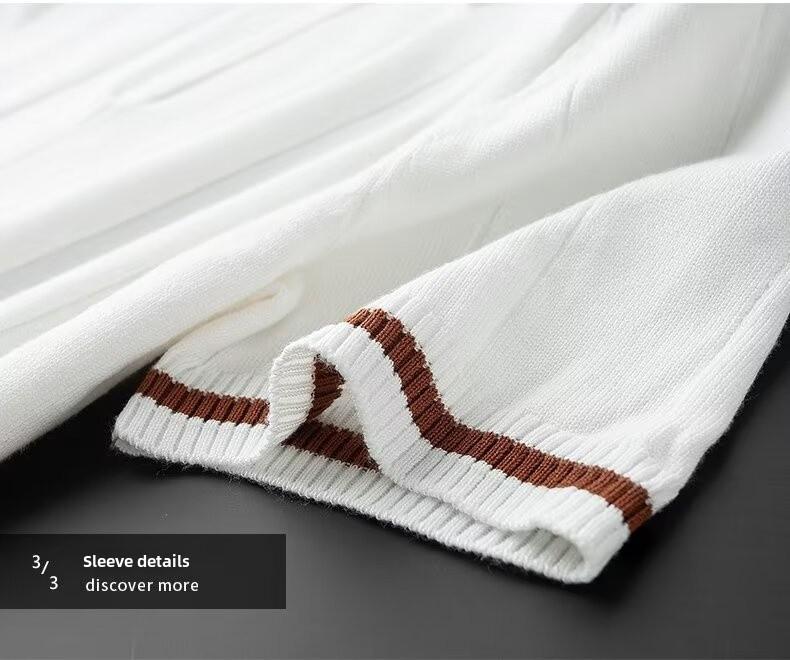 Мужская модная приталенная рубашка-поло с лацканами - футболка с короткими рукавами в корейском стиле, лето 2023 г.