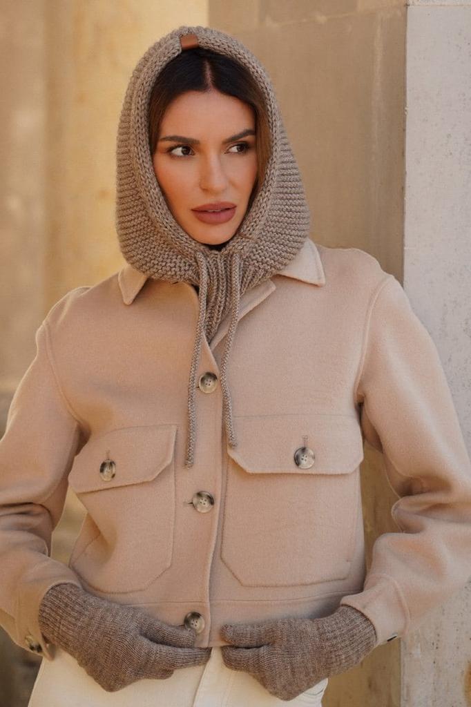 Balaclava Hood Balaclava Color Cappucino Kamea-Majrag