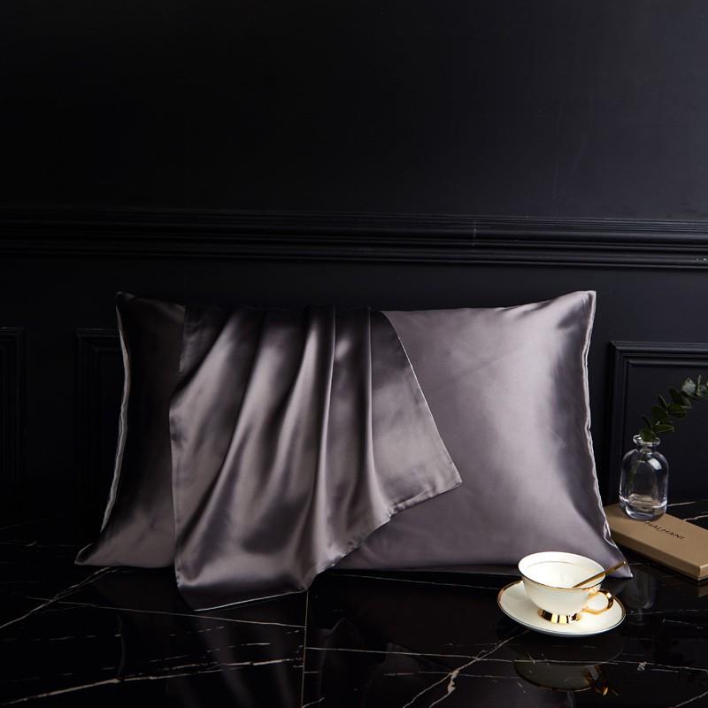 19 Momme Pure Silk Pillowcase Envelope Style 100% Mulberry 48x74cm Soft Luxury Bedding Single Pillow
