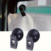 4pcs Portable Car Suction Cup Clip, Car Interior Window Suction Cup, Detachable Bracket for Sun Visors, Curtains, Towels, and Receipts