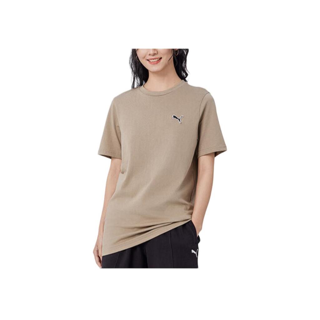 Puma Футболка Better Essentials Fashion Solid Color Breathable Short Sleeve T Shirt Men Tops Oak-Brown 675977-67