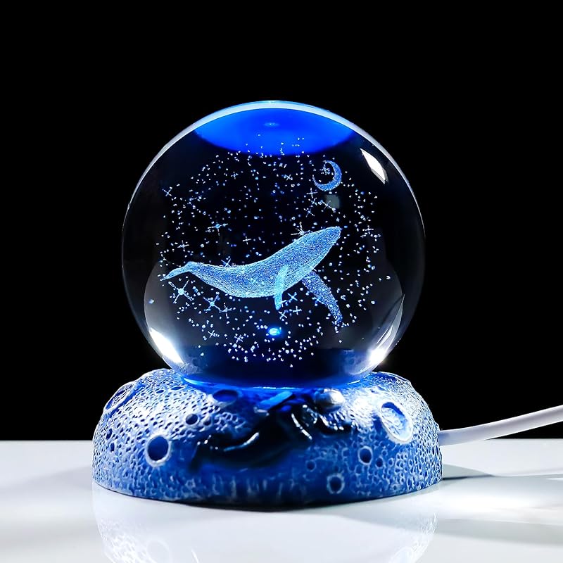 Ornalrist 2,36-дюймовый 3D солнечный шар, светодиодное освещение, стеклянная сфера, миниатюрная солнечная система, планета, подарок на день рождения, подходит для