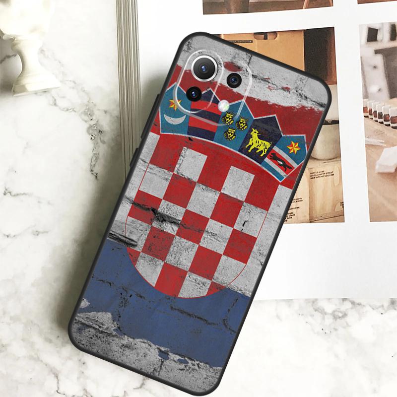 Croatia Flag Case For POCO X6 M6 Pro X5 X3 M5s F3 F5 Xiaomi 14 Ultra 12 13 Lite 11T 12T 13T Pro Cover