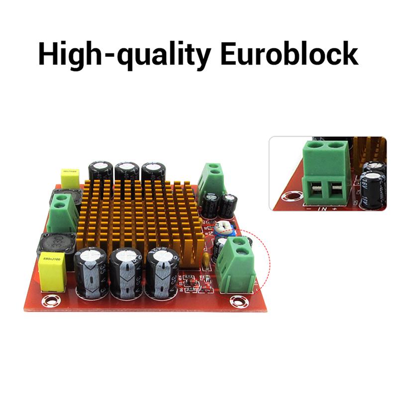 Плата цифрового усилителя звука Tpa3116Da, моноканал постоянного тока 12 В 24 В 150 Вт