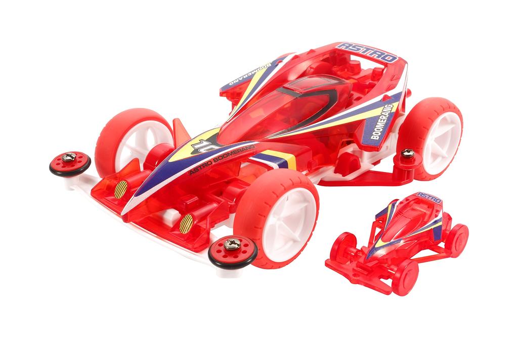 Tamiya Mini 4WD Special Project Product Super Mini 4WD Astro Boomerang Clear Red Special 1 95274 (Супер Шасси)