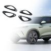 4Pcs Interior Door Handle Molding Trim for Seal Decoration Carbon Fiber Pattern Vehicle Spare Parts